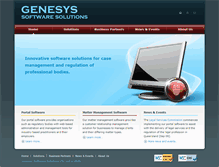 Tablet Screenshot of genesys.com.au