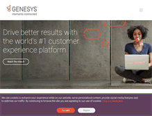 Tablet Screenshot of genesys.com